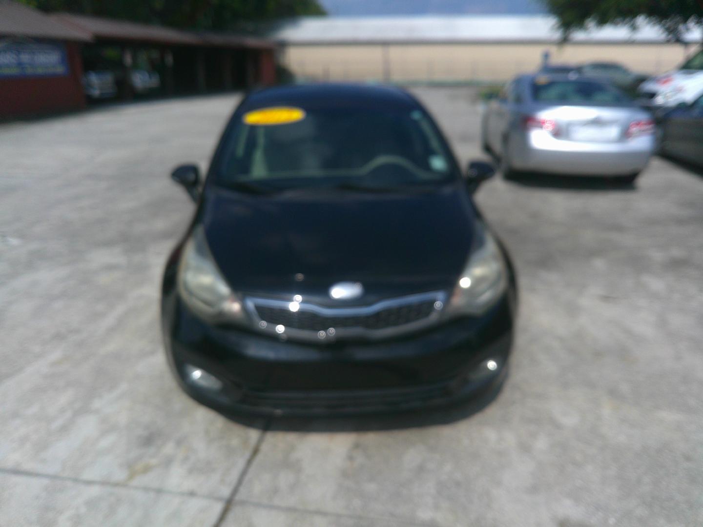 2013 BLACK KIA RIO EX; SX (KNADN4A3XD6) , located at 1200 Cassat Avenue, Jacksonville, FL, 32205, (904) 695-1885, 30.302404, -81.731033 - Photo#0